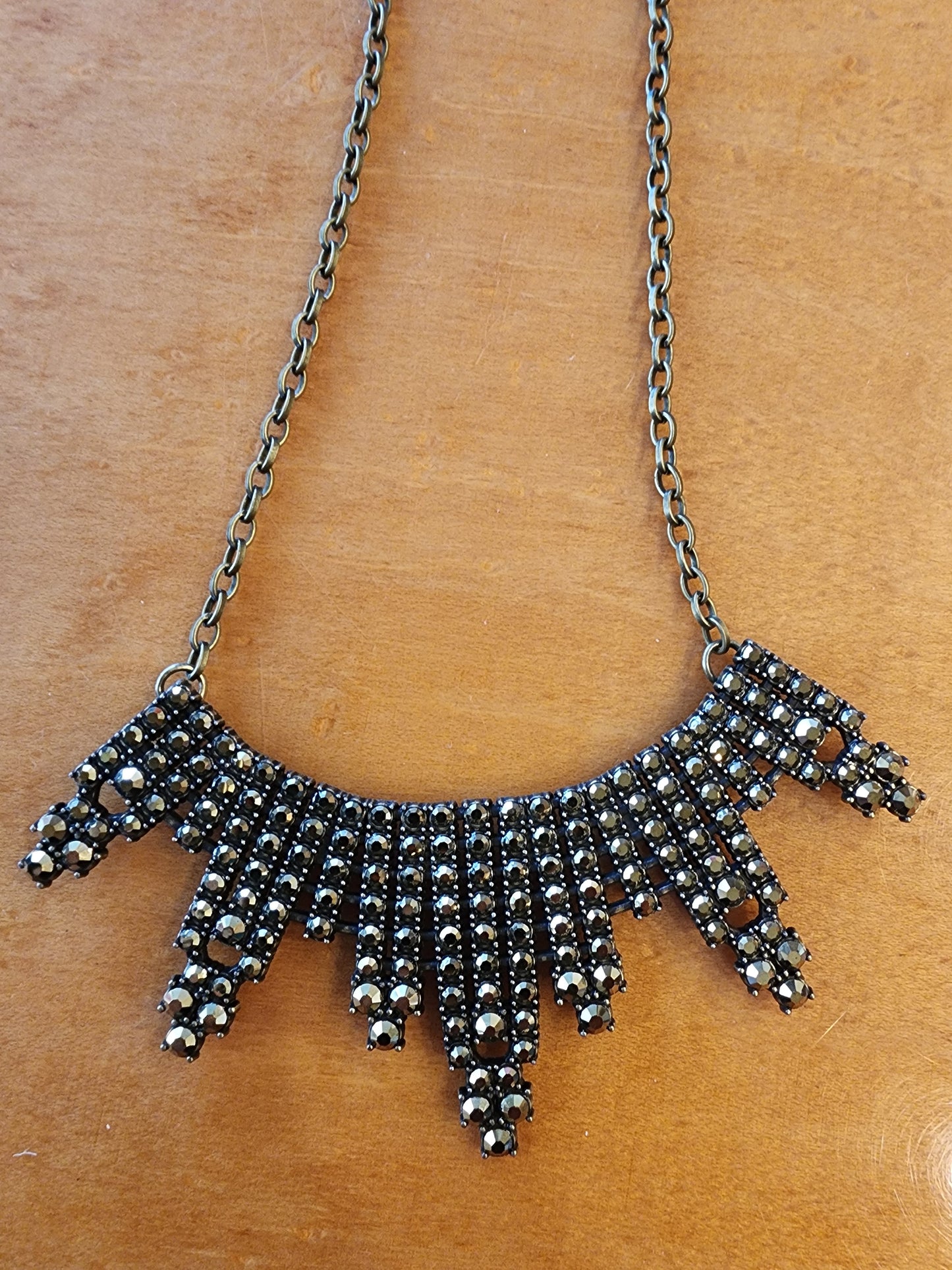 Paparazzi ♥ Skyscraping Sparkle - Brass ♥ Necklace