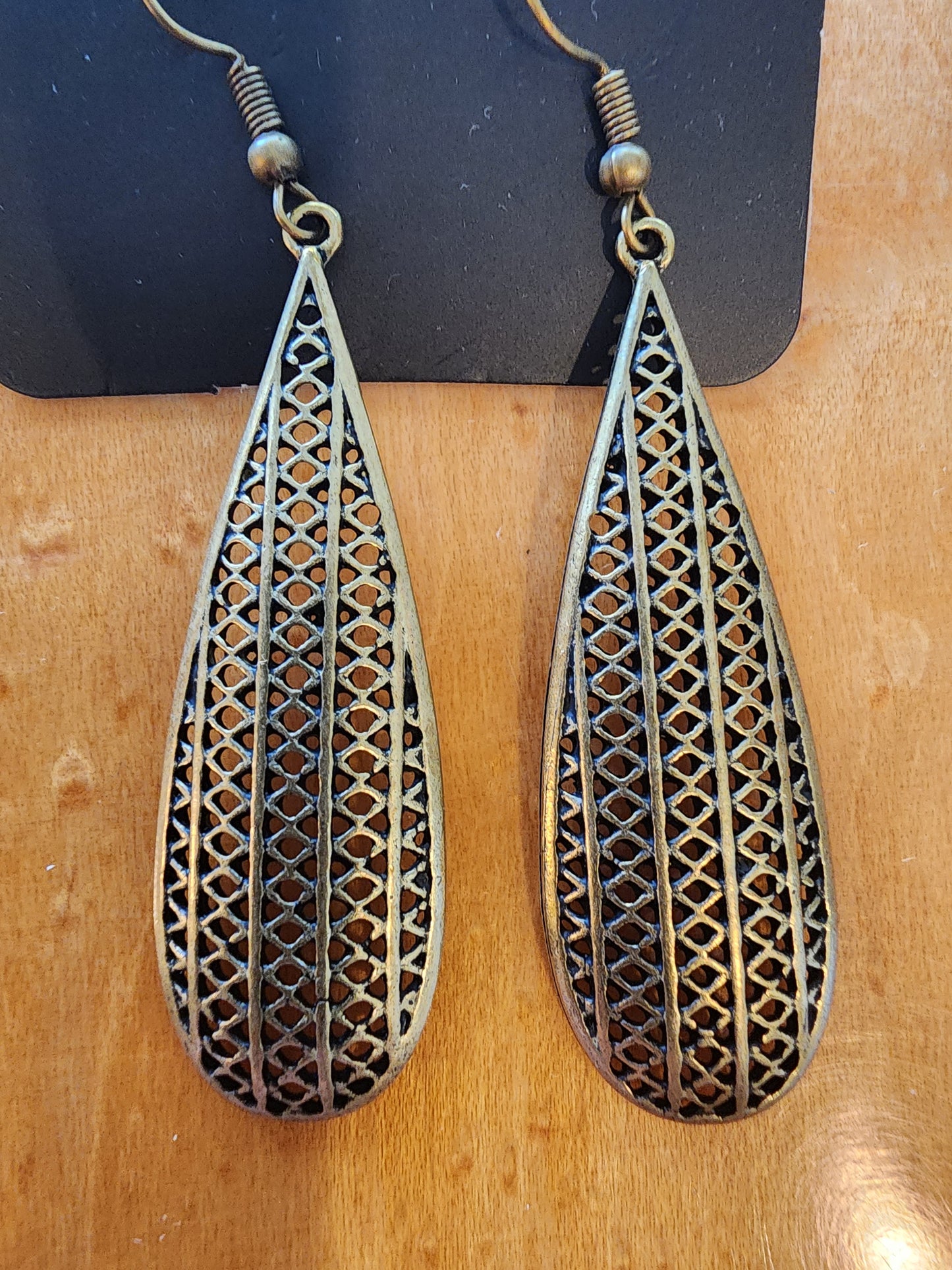 Paparazzi ♥ Terra Tears - Brass ♥ Earrings