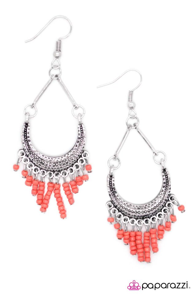 Paparazzi ♥ You Go, Girl! - Orange ♥ Earrings