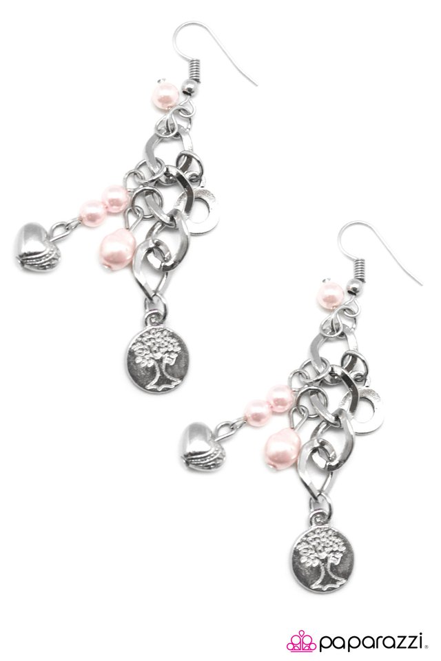 Paparazzi ♥ Pure Bliss - Pink ♥ Earrings