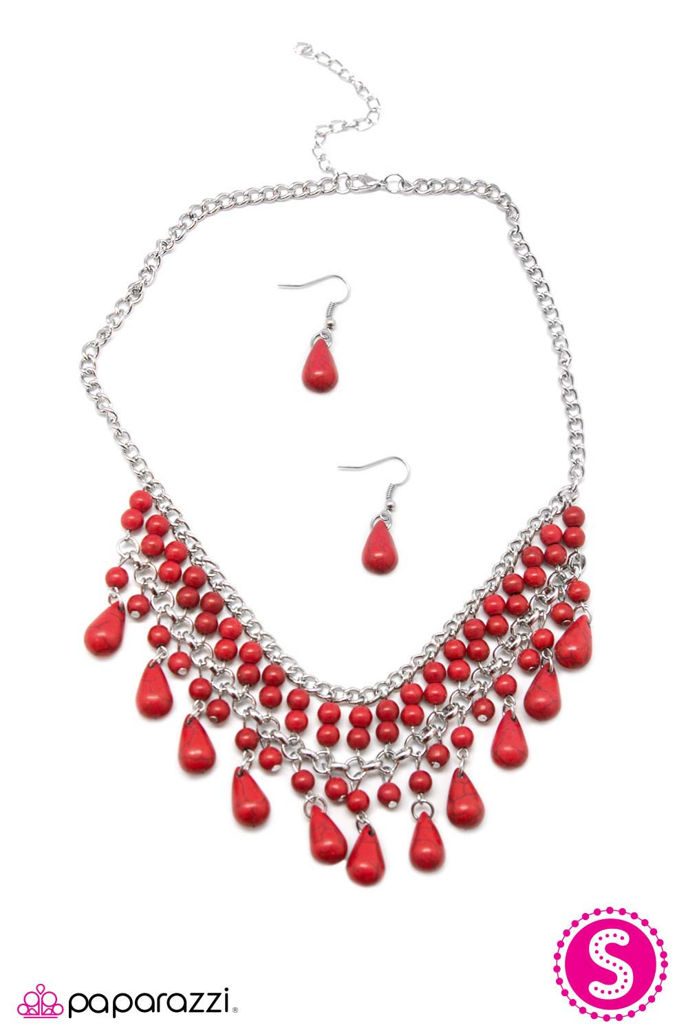 Paparazzi ♥ Daredevil - Red ♥ Necklace