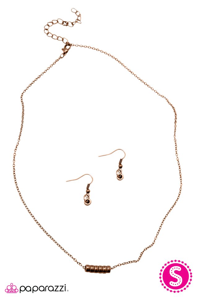 Paparazzi ♥ Practical Magic - Copper ♥ Necklace