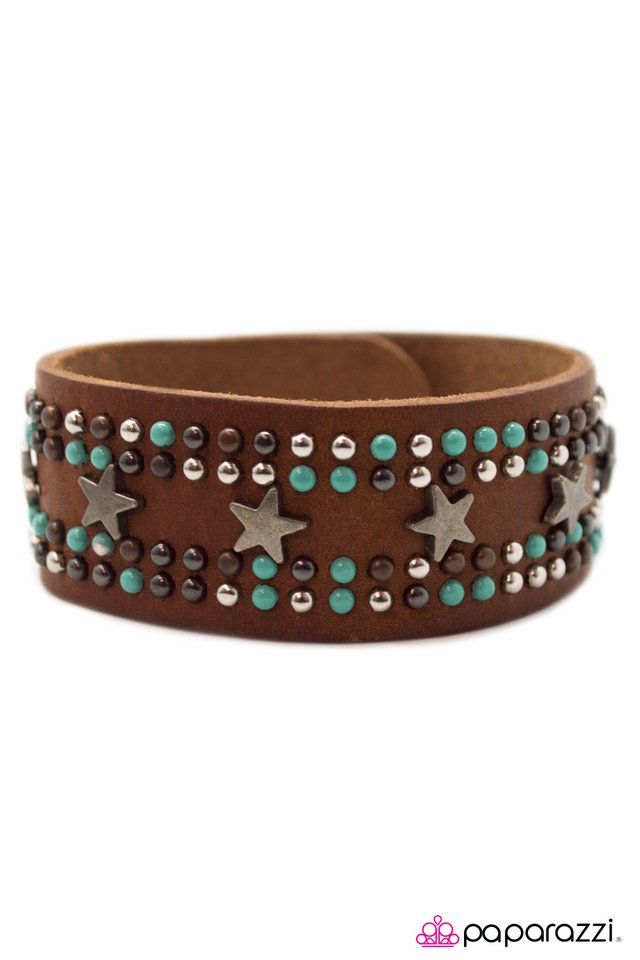 Paparazzi ♥ Giddy Up - Blue ♥ Bracelet