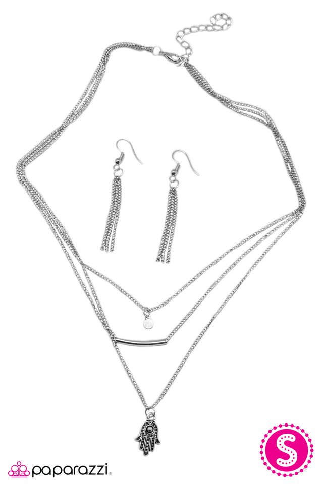 Paparazzi ♥ Live Long and Prosper - Silver ♥ Necklace