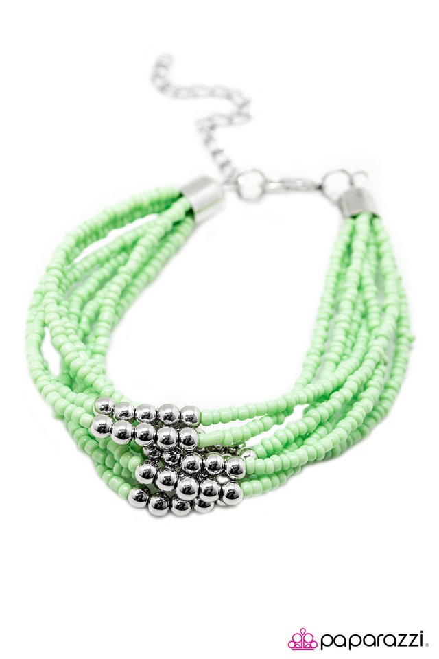 Paparazzi ♥ You BEAD Me To It! - Green ♥ Bracelet