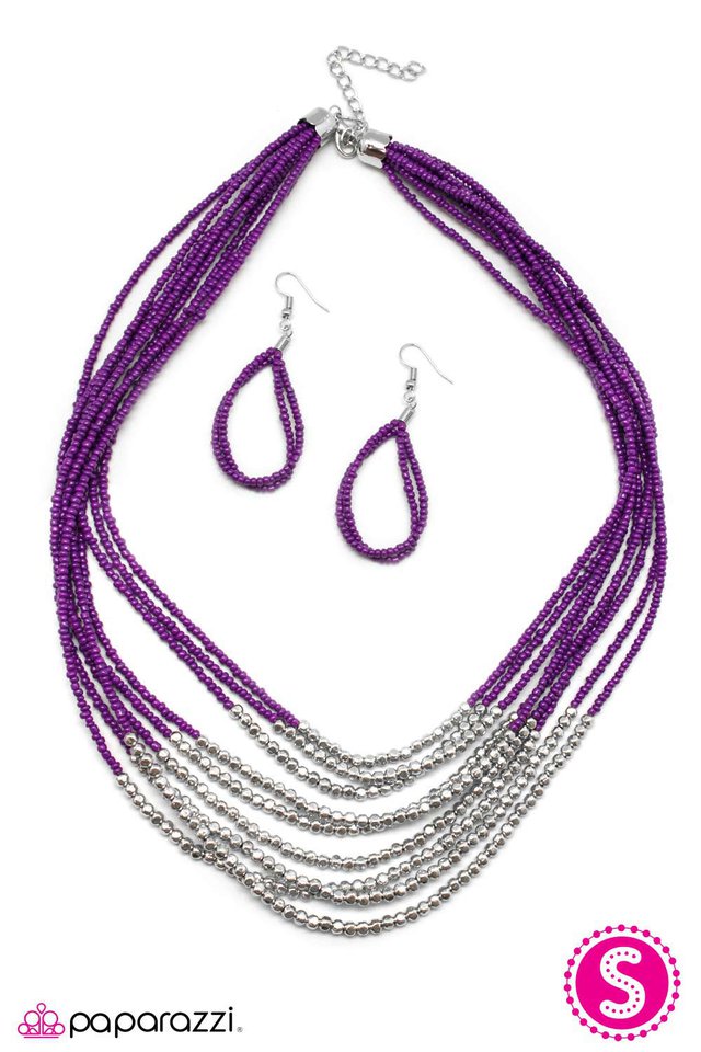 Paparazzi ♥ Time To Tango - Purple ♥ Necklace