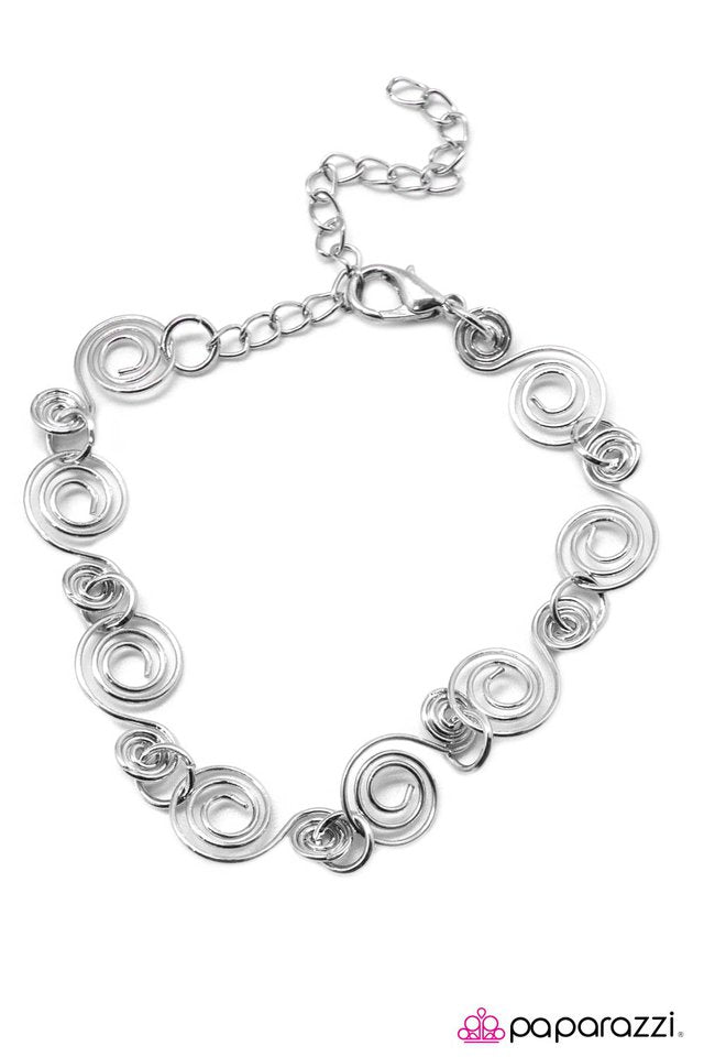 Paparazzi ♥ I Just Want To Spin - Silver ♥ Bracelet