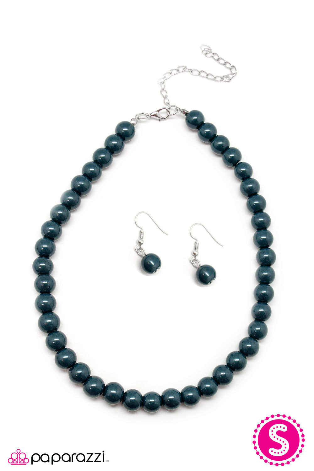 Paparazzi ♥ Not Your Mamas Pearls - Blue ♥ Necklace