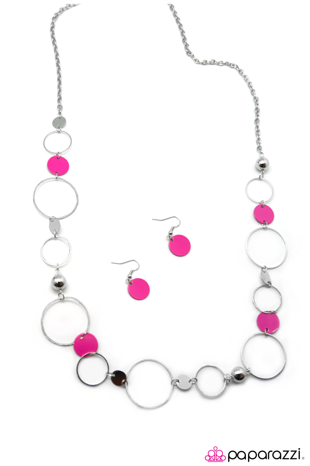 Paparazzi ♥ Lets Hear It For The Girls - Pink ♥ Necklace