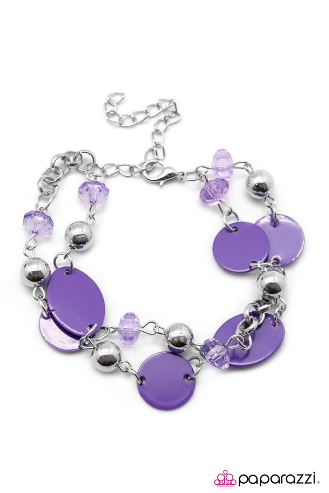 Paparazzi ♥ Happy Travels - Purple ♥ Bracelet