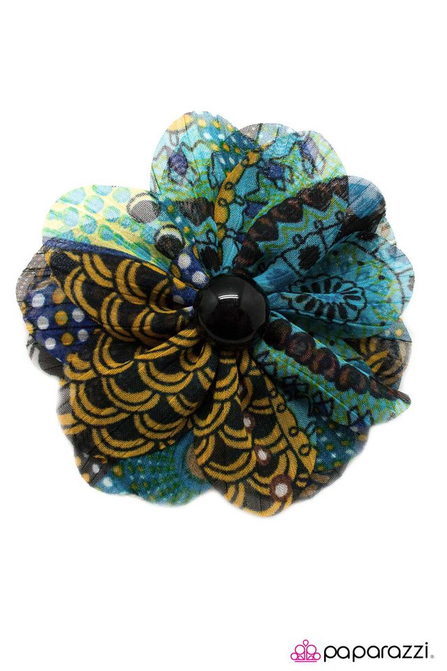 Paparazzi ♥ Rags to Riches - Blue ♥ Hair Clip