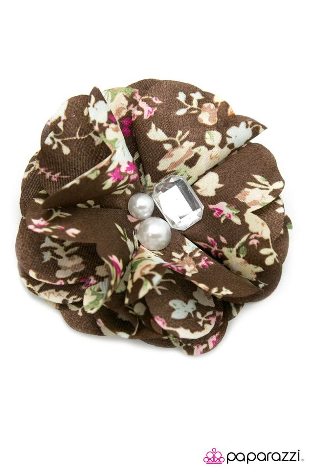 Paparazzi ♥ Just Be Merry - Brown ♥ Hair Clip