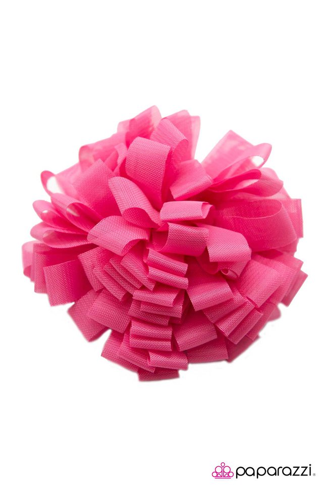 Paparazzi ♥ Shake Your Pom-Pom - Pink ♥ Hair Clip