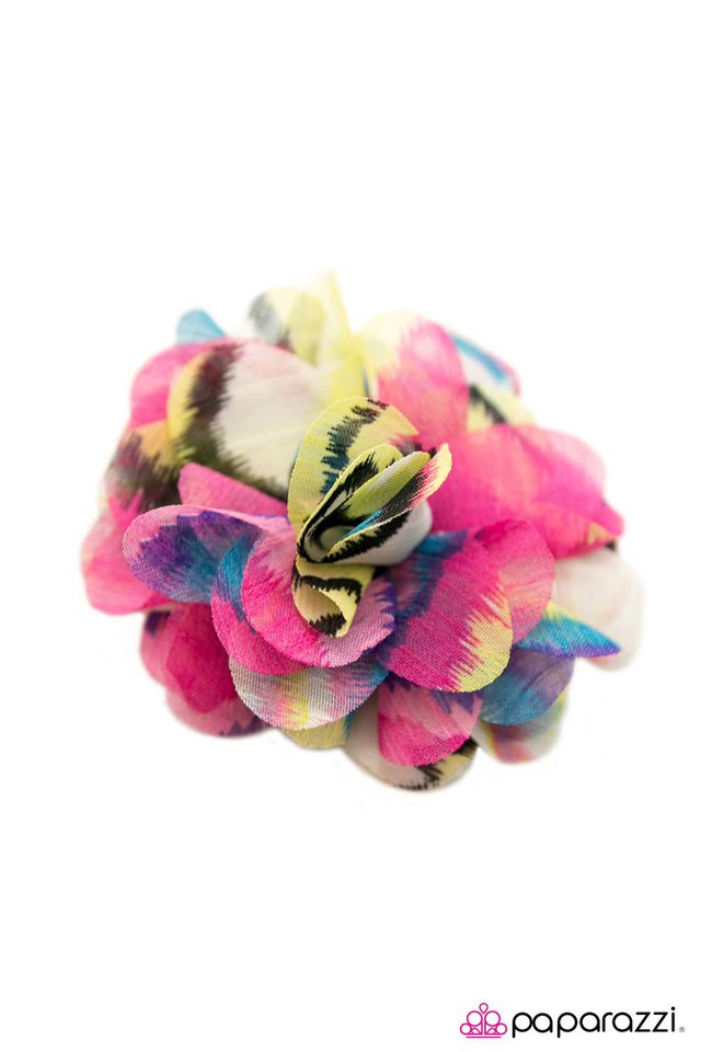 Paparazzi ♥ Different Strokes - Yellow ♥ Hair Clip
