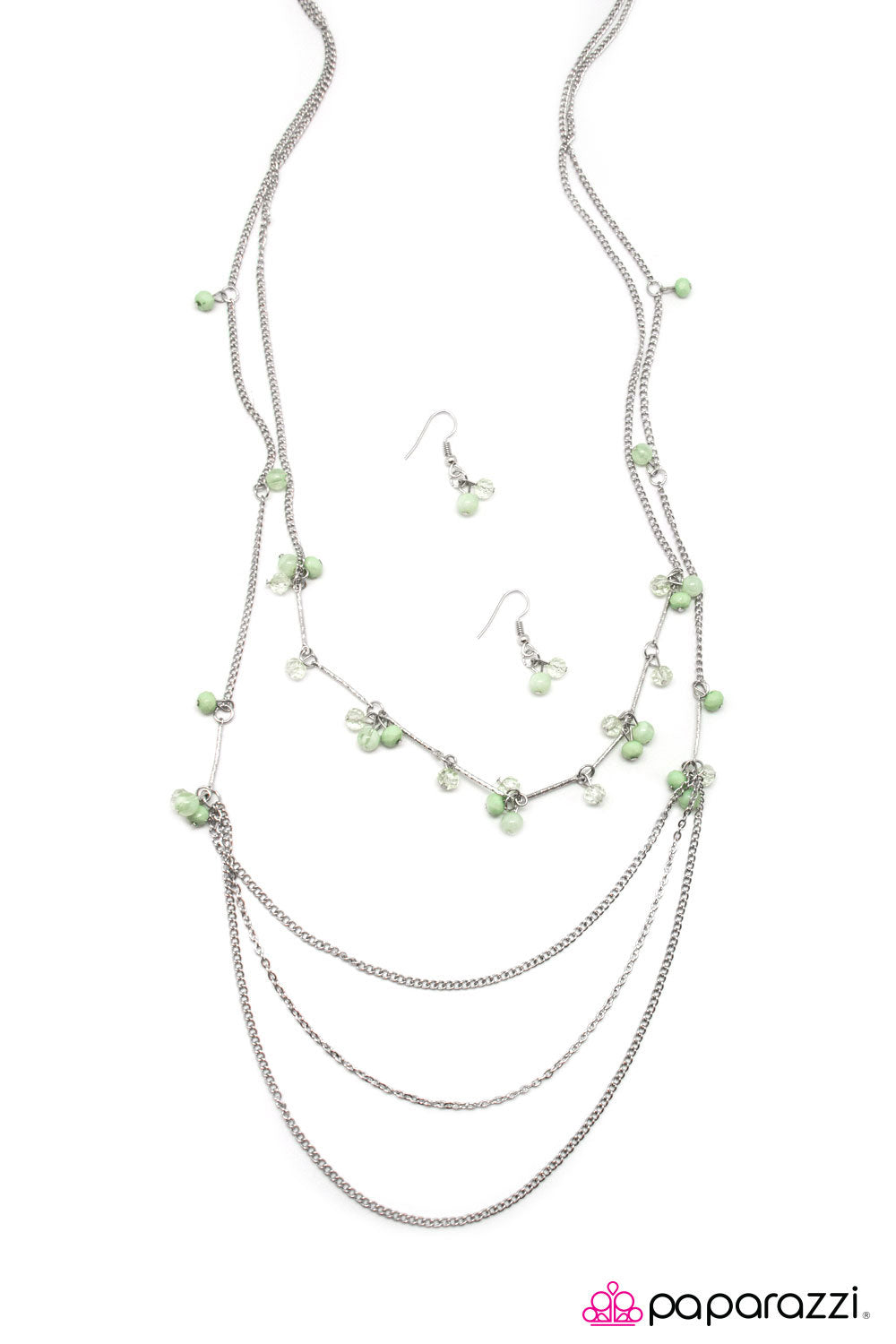 Paparazzi ♥ An Air of Sophistication - Green ♥ Necklace