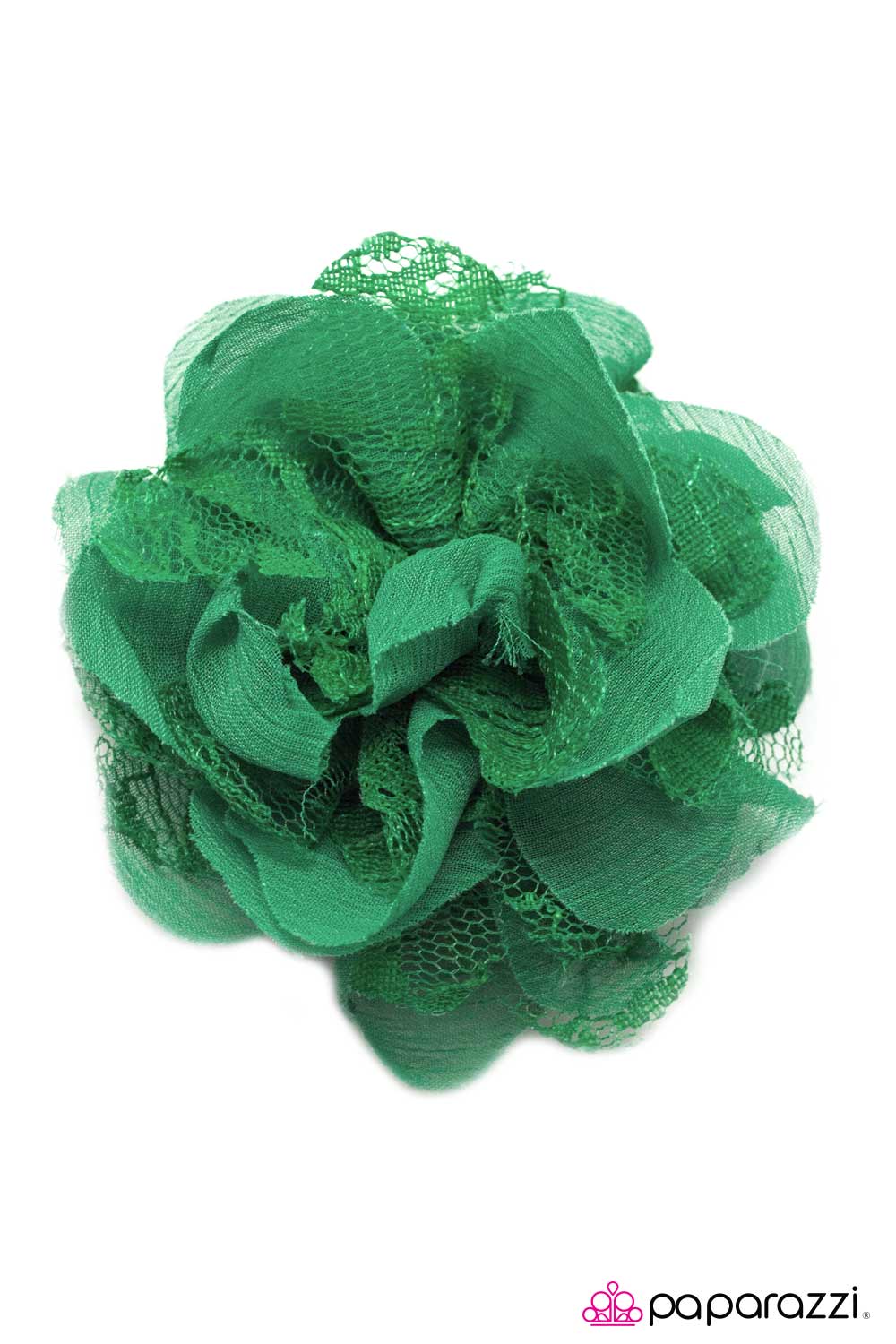 Paparazzi ♥ Born and Raised - Green ♥ Hair Clip