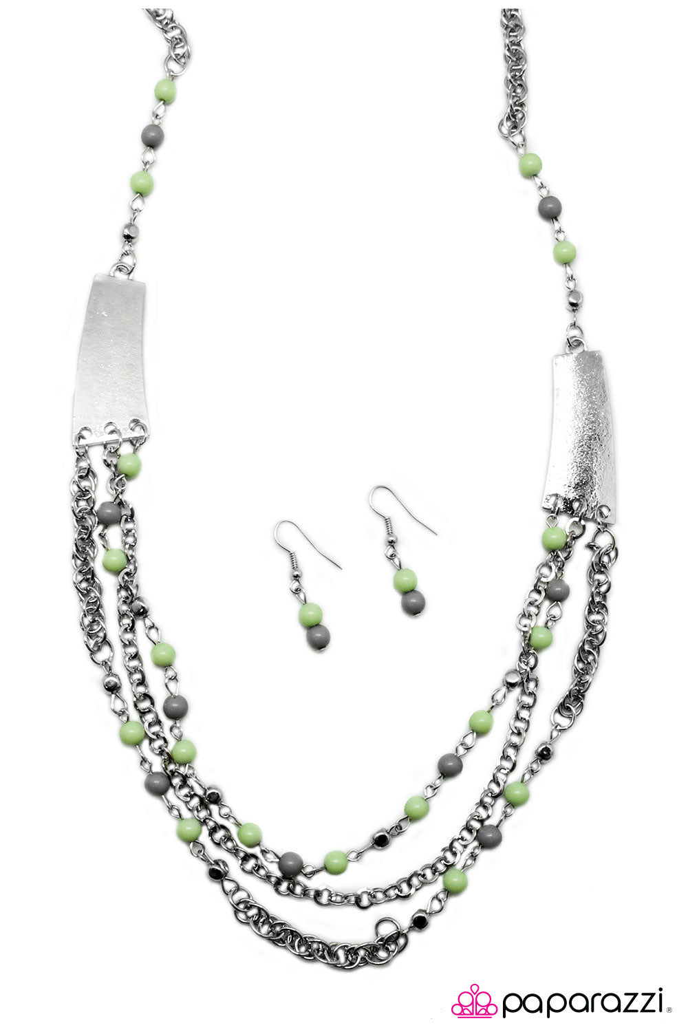 Paparazzi ♥ Vivacious Vibes - Green ♥ Necklace
