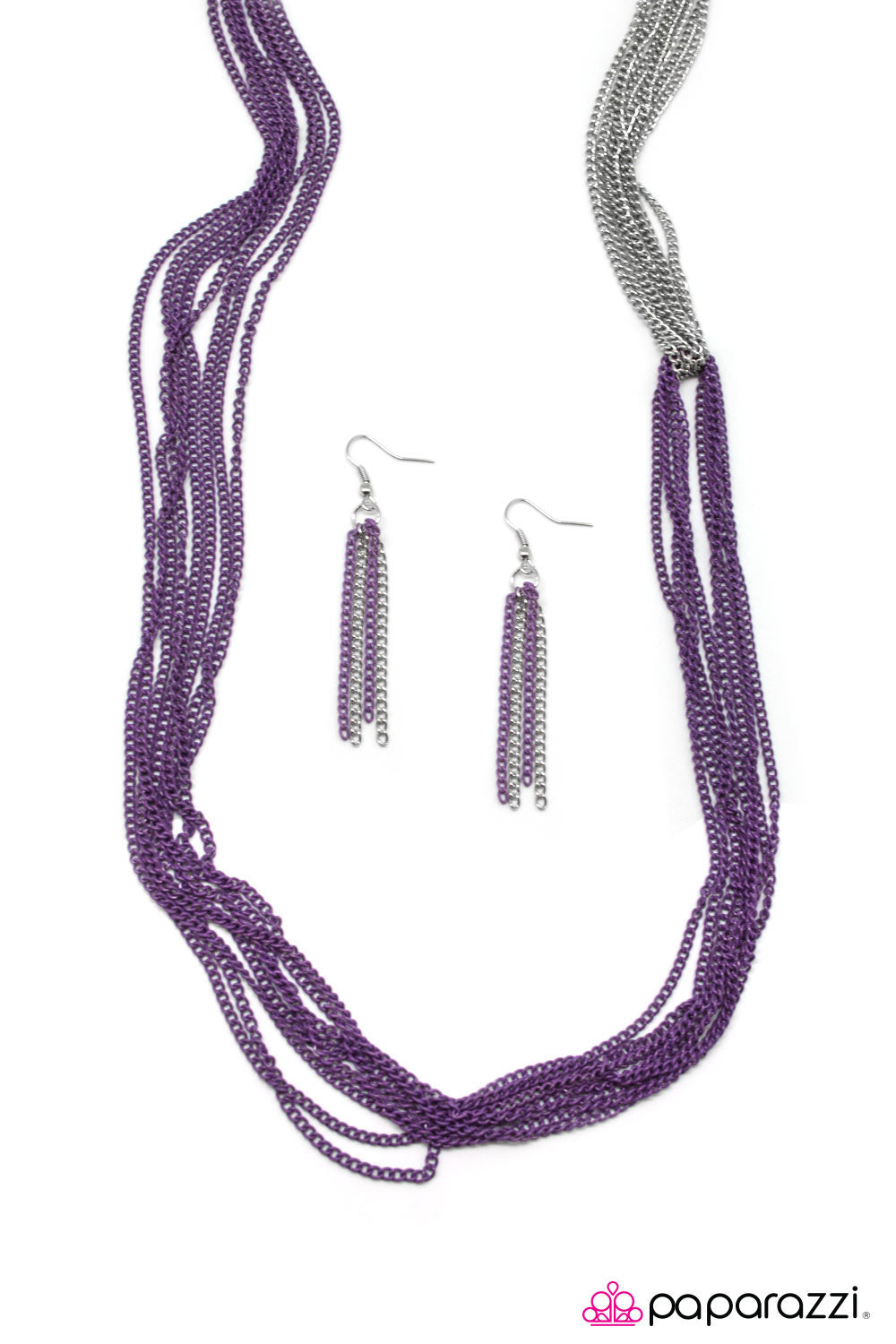 Paparazzi ♥ No CHAIN, No Gain - Purple ♥ Necklace