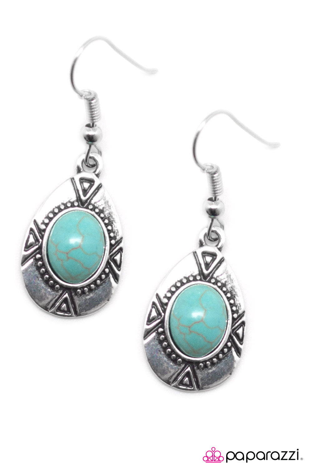 Paparazzi ♥ Deserted Islands - Blue ♥ Earrings