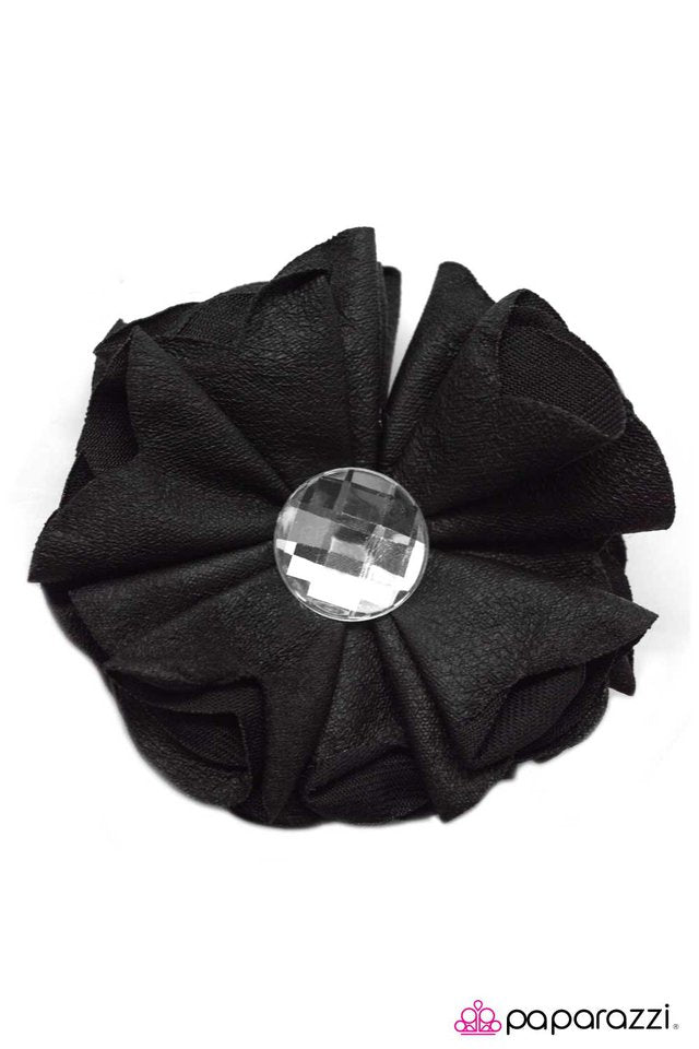 Paparazzi ♥ Its A Wonderful Life - Black ♥ Hair Clip