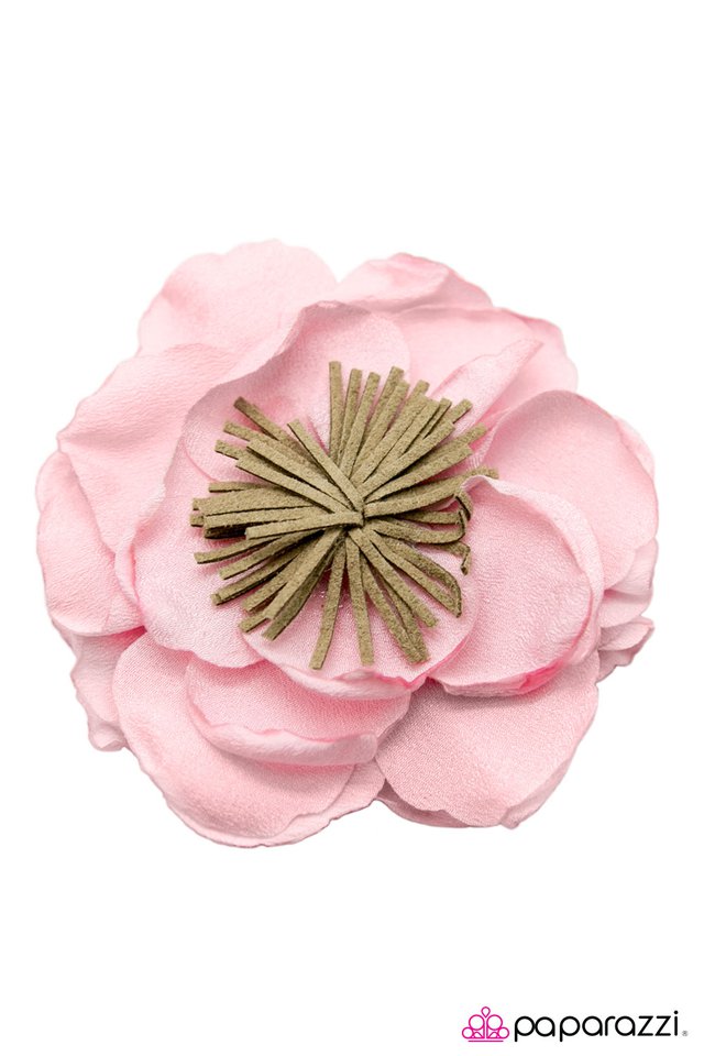 Paparazzi ♥ On Island Time - Pink ♥ Hair Clip