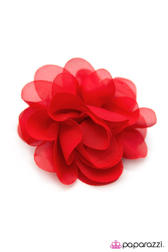 Paparazzi ♥ Hawaiian Escape - Red ♥ Hair Clip