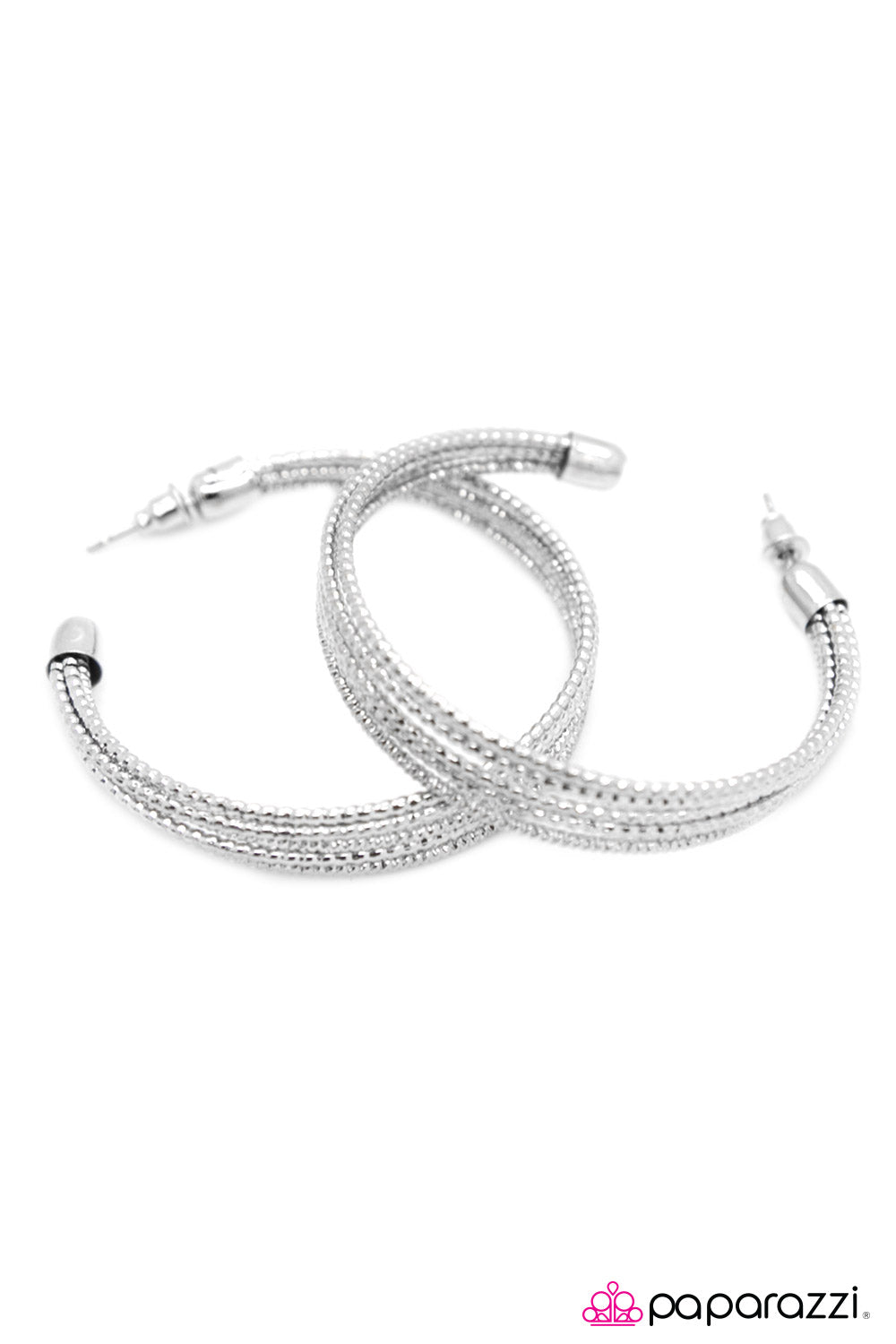 Paparazzi ♥ GLOW and Behold - Silver ♥ Earrings