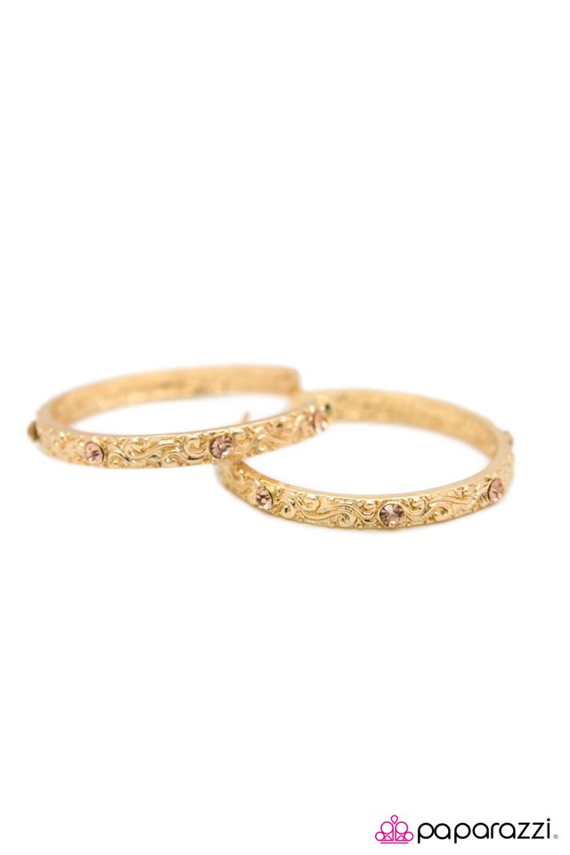 Paparazzi ♥ A Cause for Celebration - Gold ♥ Earrings