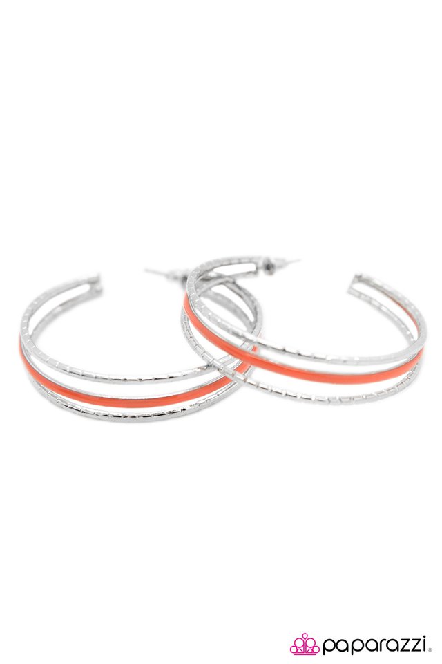 Paparazzi ♥ Its 5 O Clock Somewhere - Orange ♥ Earrings