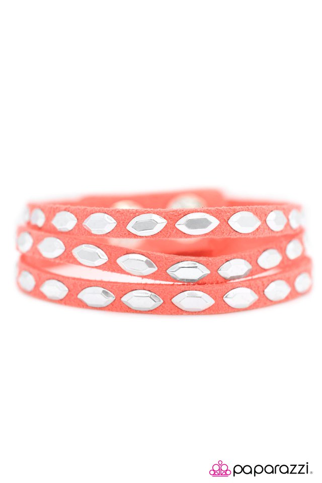 Paparazzi ♥ Highly Explosive - Orange ♥ Bracelet
