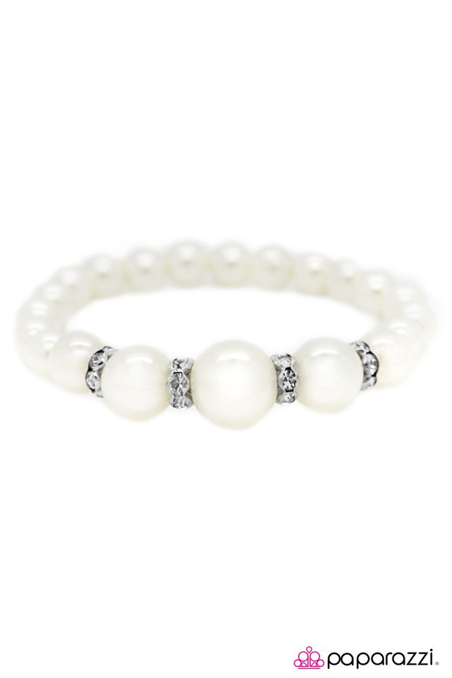 Paparazzi ♥ The Princess Bride - White ♥ Bracelet