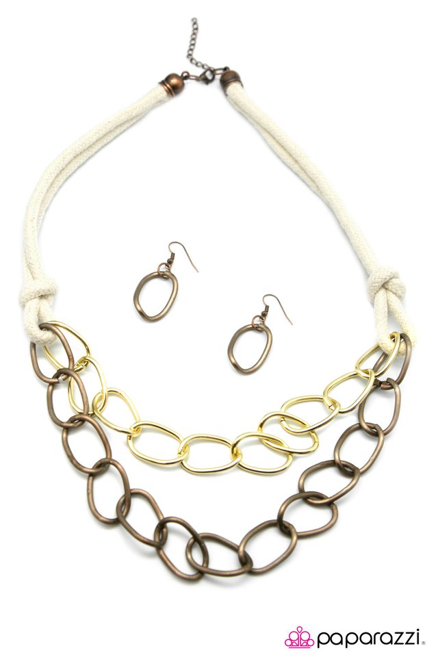 Paparazzi ♥ Party On My Yacht - Copper ♥ Necklace