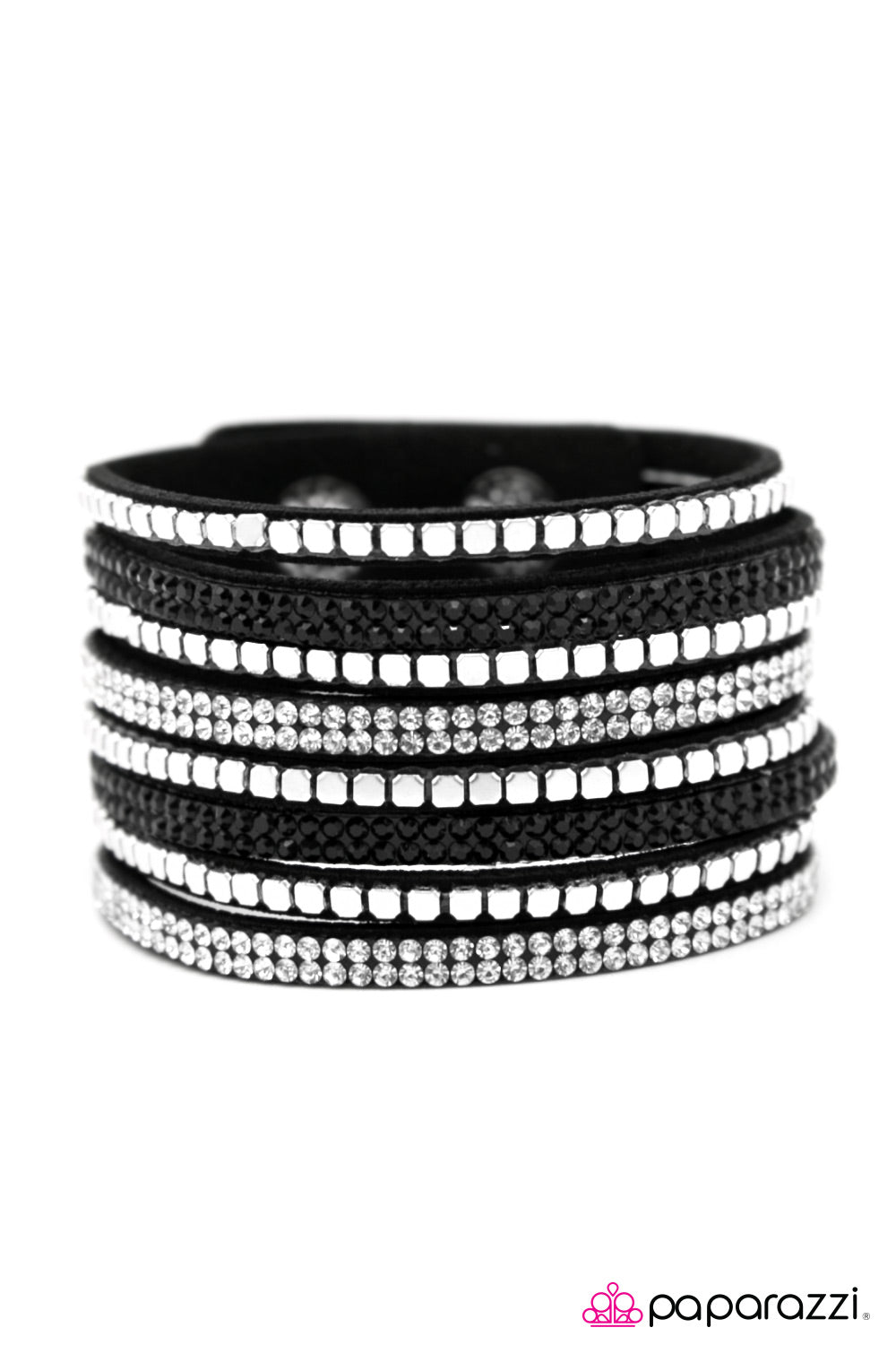 Paparazzi ♥ Fight Night - Black ♥ Bracelet