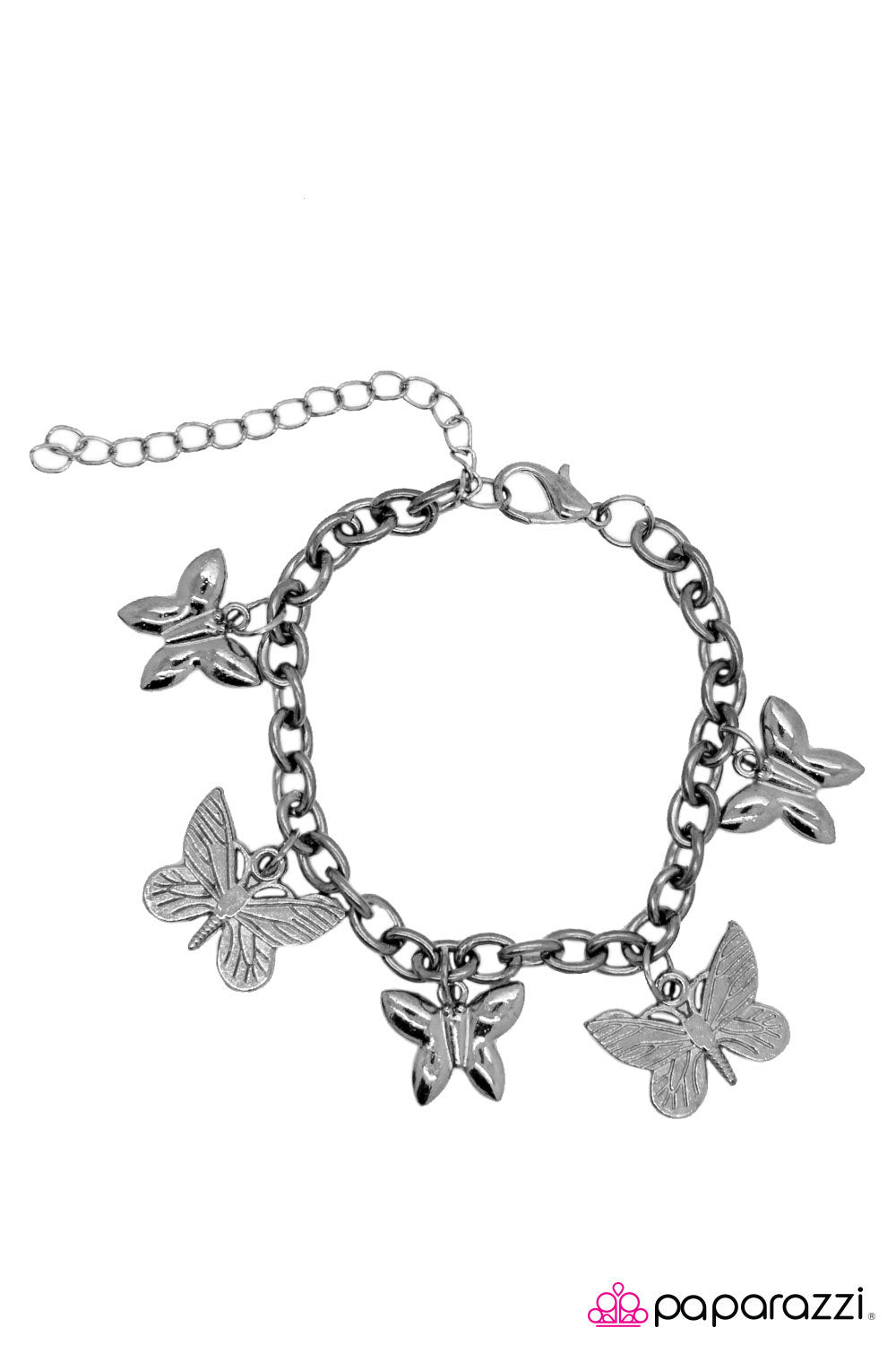 Paparazzi ♥ Dance of The Butterflies - Black ♥ Bracelet