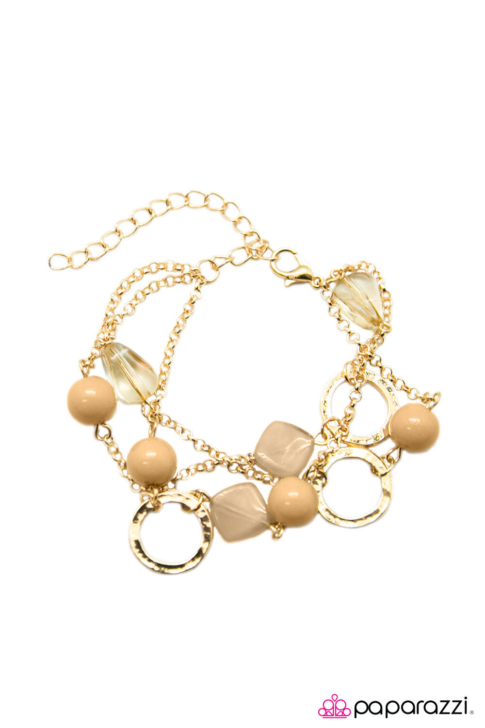 Paparazzi ♥ In The Glow - Gold ♥ Bracelet