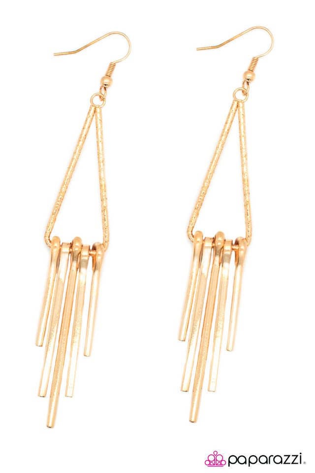 Paparazzi ♥ Glimmer of Hope - Gold ♥ Earrings