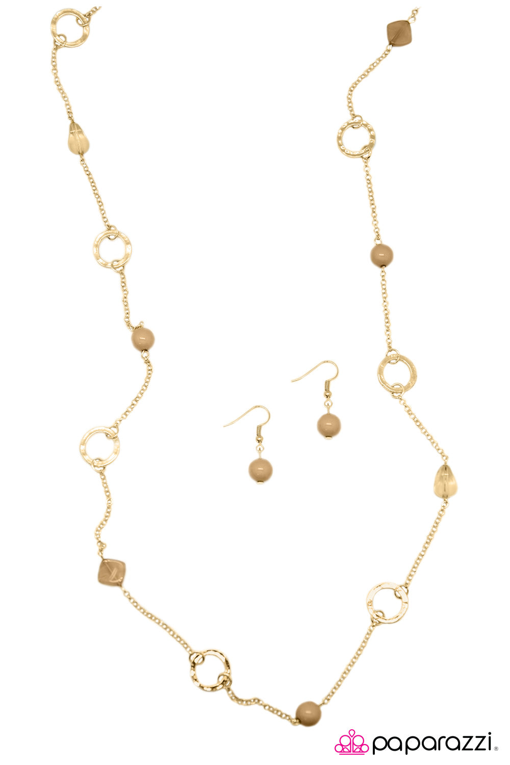 Paparazzi ♥ Get Your Glow On - Gold ♥ Necklace