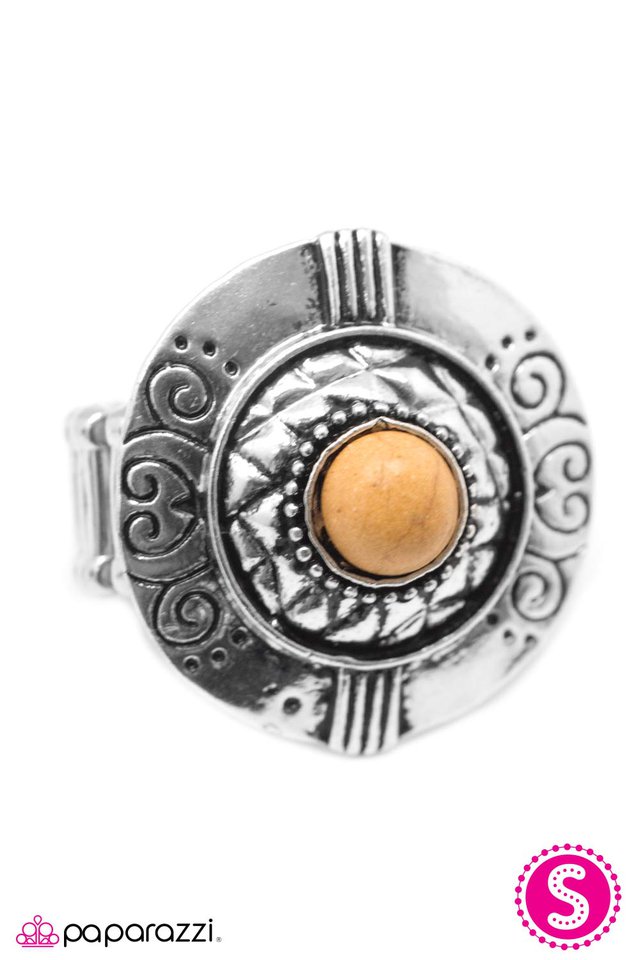 Paparazzi ♥ Atlas - Yellow ♥ Ring