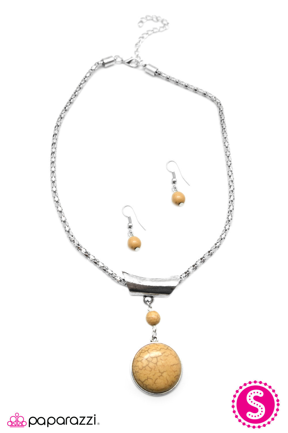 Paparazzi ♥ The Electric Slide - Brown ♥ Necklace