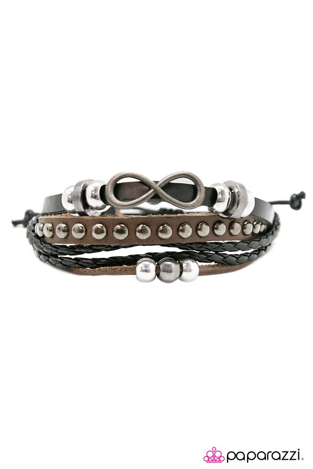 Paparazzi ♥ KNOT To Be Outdone - Brown ♥ Bracelet