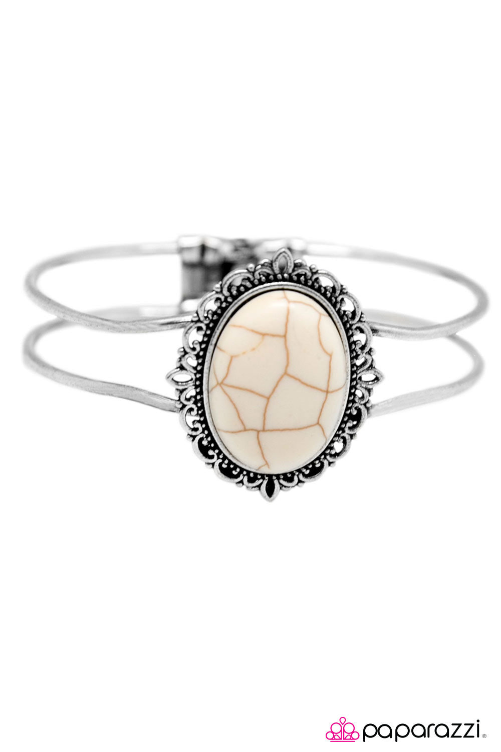 Paparazzi ♥ The Grand Tour - White ♥ Bracelet