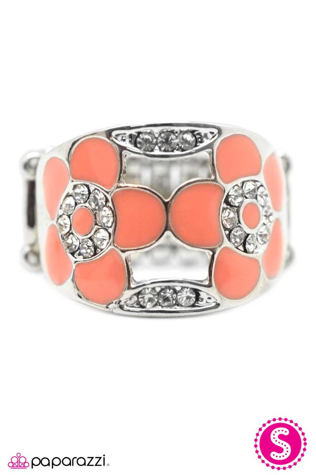 Paparazzi ♥ Feels Like Spring - Orange ♥ Ring