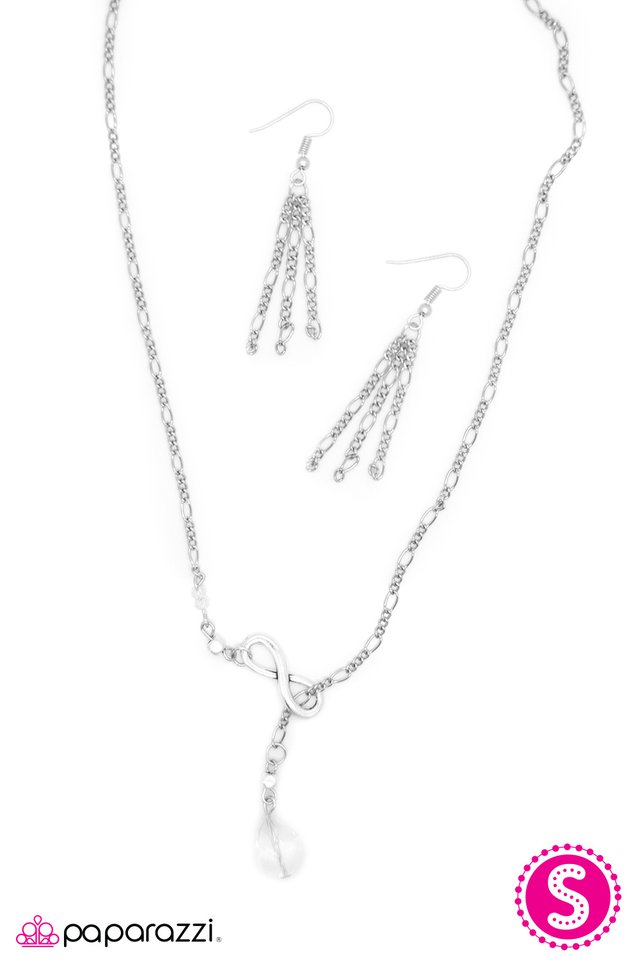 Paparazzi ♥ If Tomorrow Never Comes - White ♥ Necklace