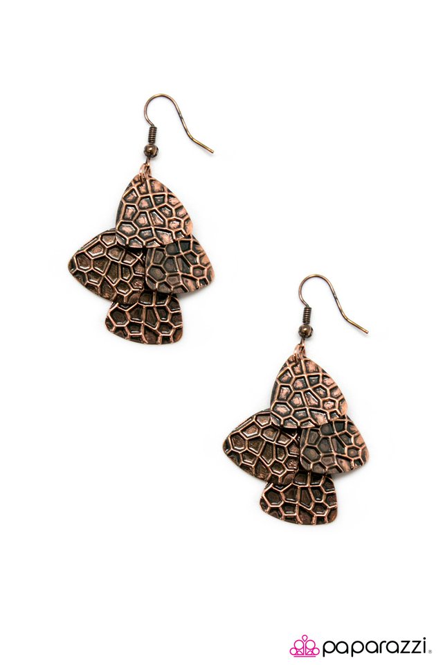 Paparazzi ♥ Abracadabra - Copper ♥ Earrings