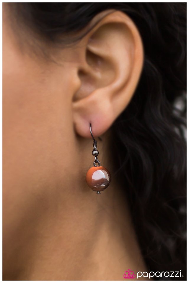 Paparazzi ♥ A Spring In My Step - Orange ♥ Necklace