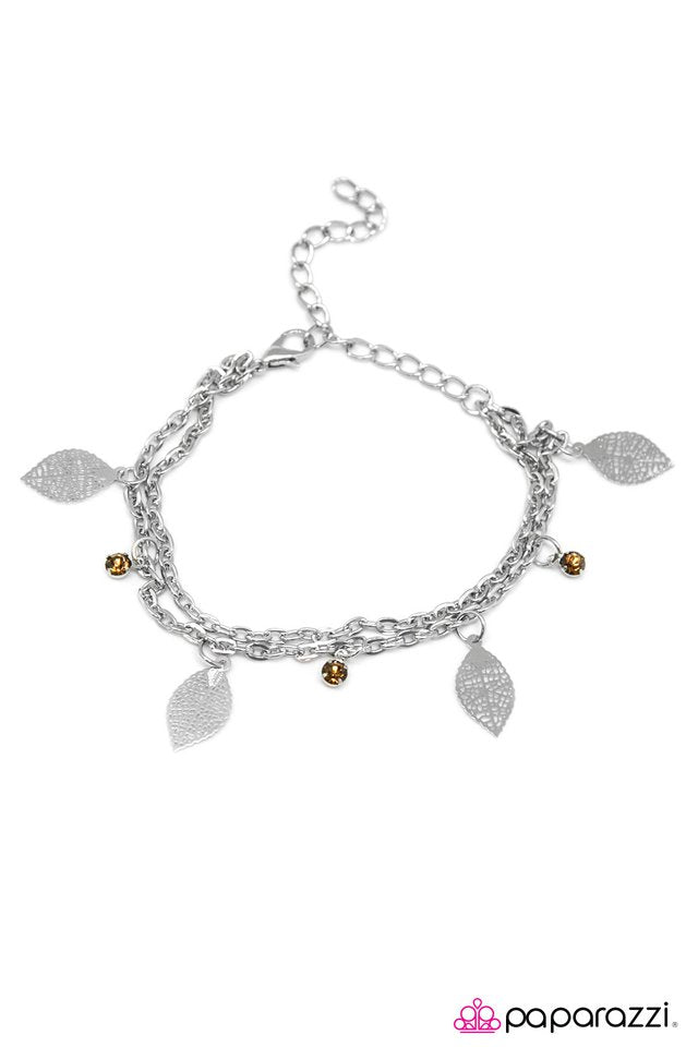 Paparazzi ♥ You Better BeLEAF It - Brown ♥ Bracelet