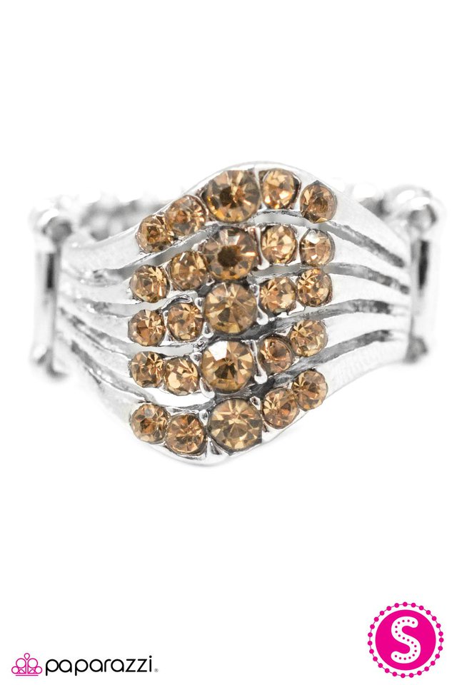 Paparazzi ♥ GLOW Away! - Brown ♥ Ring