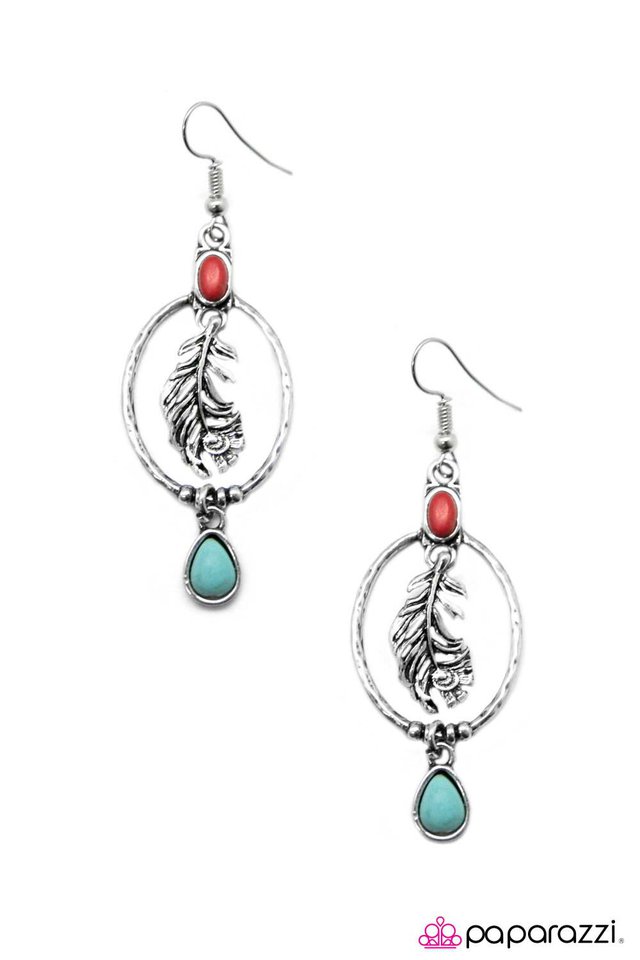 Paparazzi ♥ Wings Are Made To Fly - Multi ♥ Earrings
