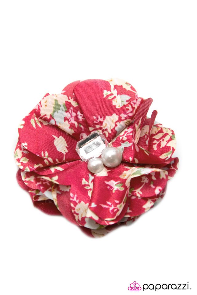 Paparazzi ♥ Just Be Merry - Red ♥ Hair Clip