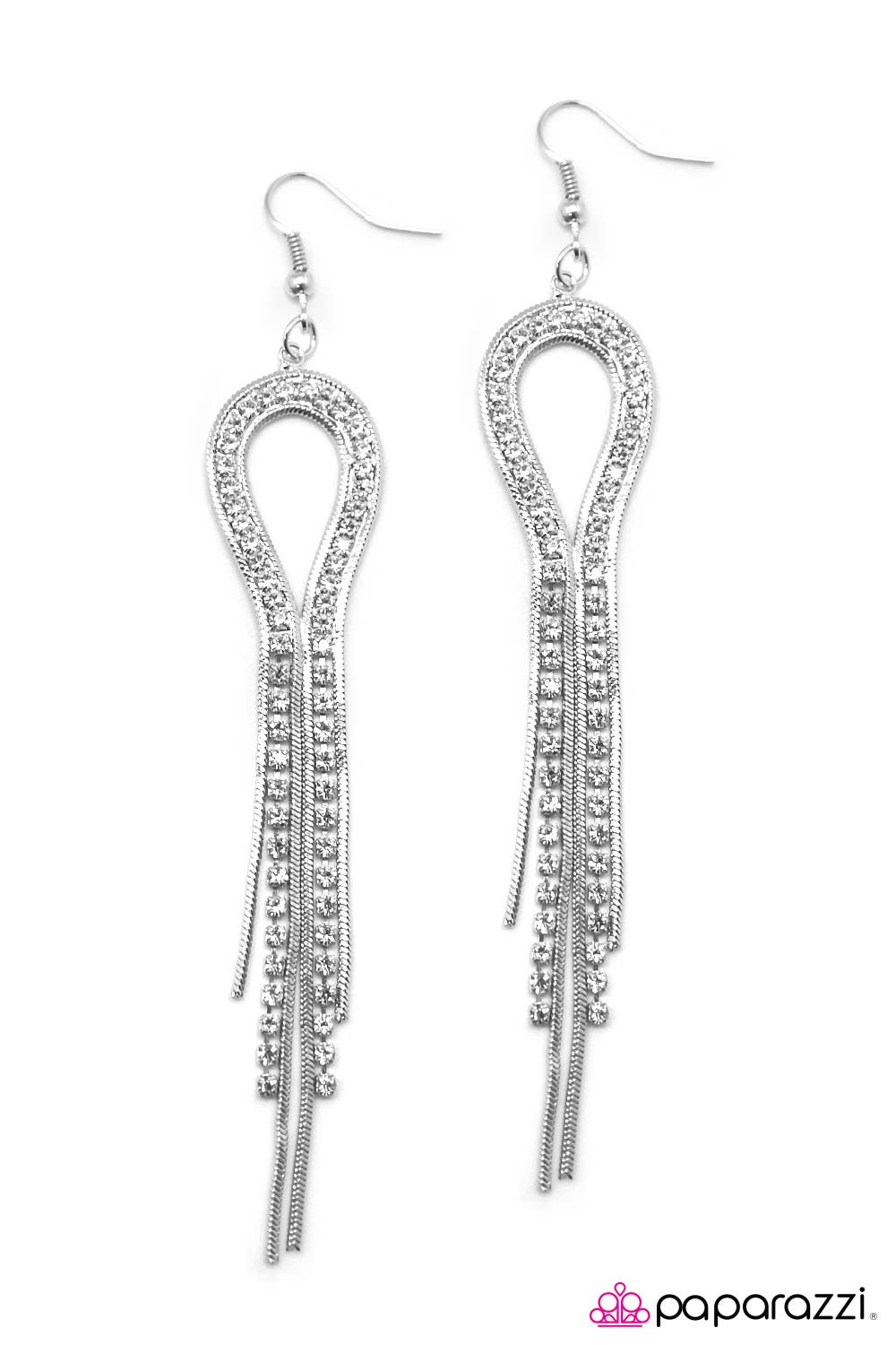 Paparazzi ♥ By Invitation Only - White ♥ Earrings